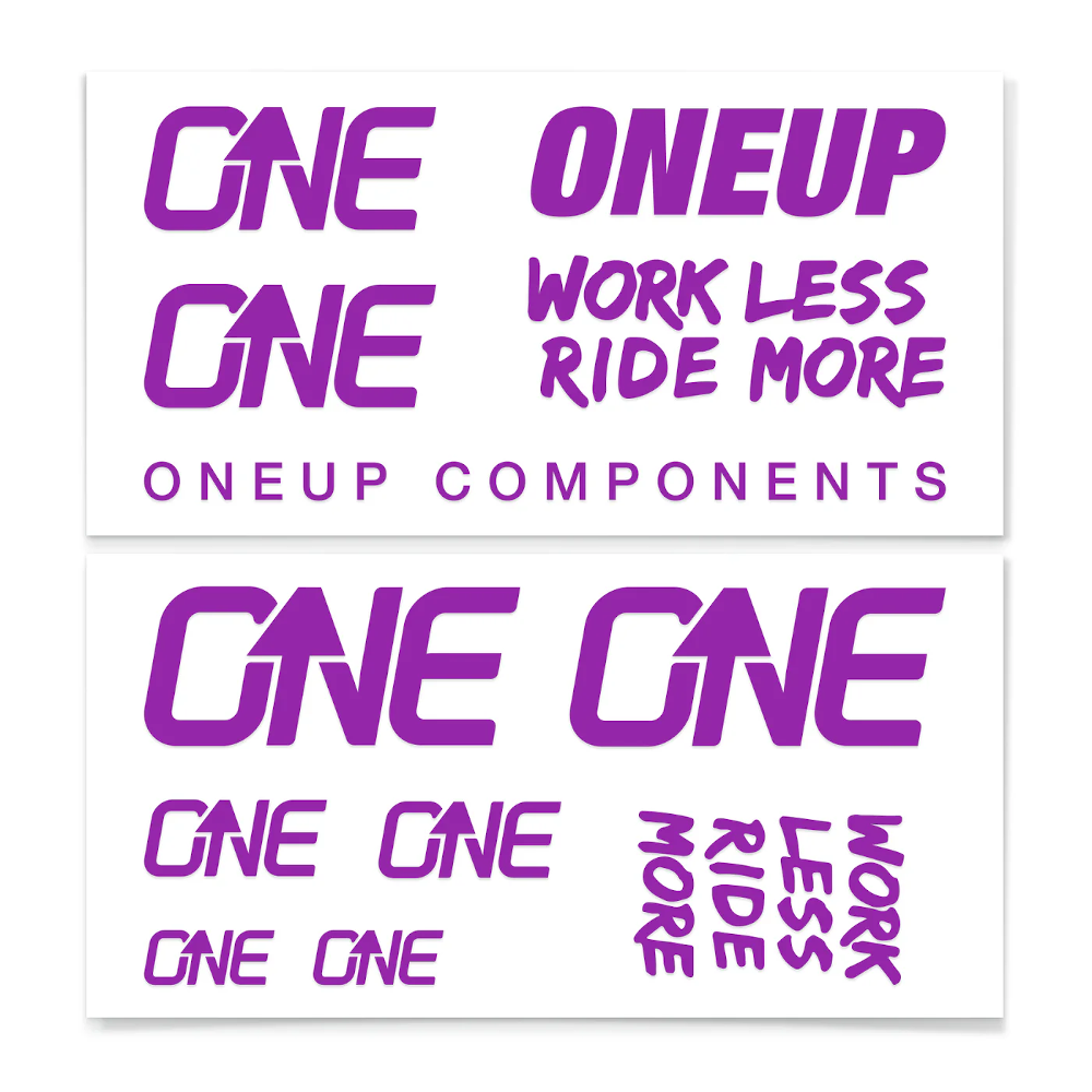 OneUp Components Decal Kit Carbon Handlebar Stickers Colours MTB Parts New