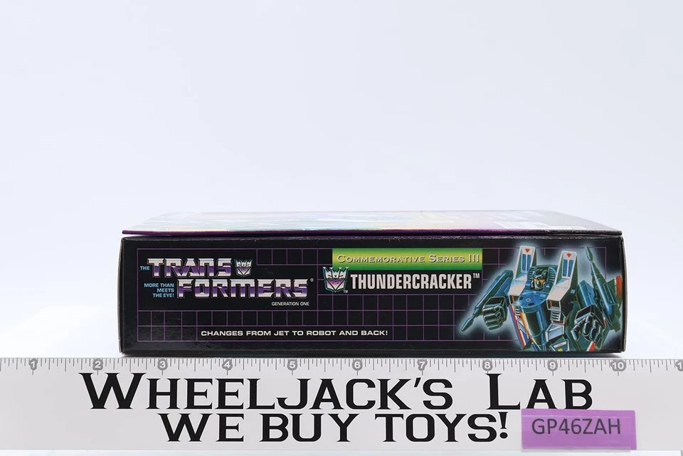 Thundercracker Transformers Commemorative Series Reissue 2002 Hasbro NEW SEALED - Image 4 of 4
