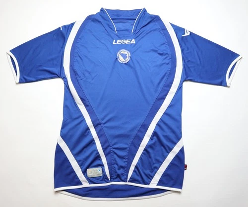 BiH BOSNIA HERZEGOVINA 2012/2013 HOME WORLD CUP SHIRT KIT SOCCER JERSEY LEGEA M