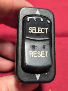 PETERBILT ROCKER SWITCH, 16-07417 3F4FAB2D61 CRUISE SELECT / RESET