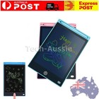 8.5"/ 10"/ 12" LCD Writing Tablet Drawing Board Colorful Handwriting Pad Kids AU