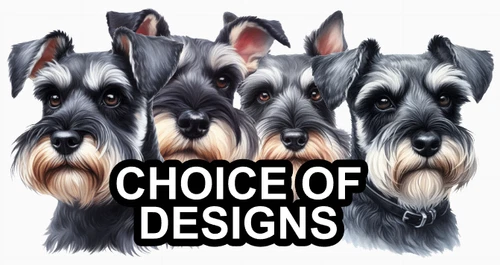 Miniature Schnauzer Self Adhesive Dog Sticker