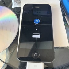 Apple iPhone 4 A1332 16GB Black GSM Powers On Recovery Mode For Repair