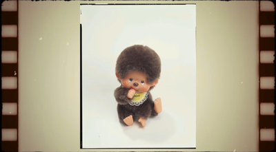 Matcha & Sakura Monchhichi Girl Key Chain Plush 2-Piece Set JP