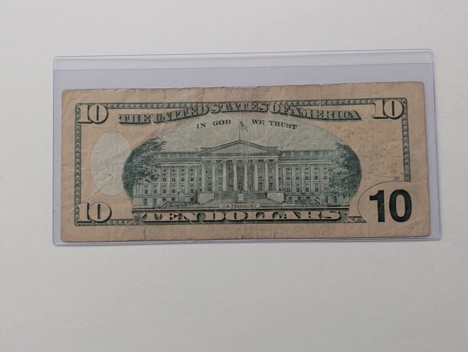 US Ten Dollars, 2013, $10 Bill, Star Notes, Lower Serial Number - Image 2 of 2