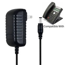 AC Adapter Power Supply Charger Cord for Polycom IP320 330 450 550 650