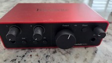 Focusrite Scarlett Solo 4th Gen USB Audio Interface with USB Cable