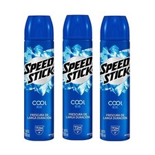 Speed Stick Men Cool Blue Deodorant Antiperspirant Spray 150ml 3 PACK