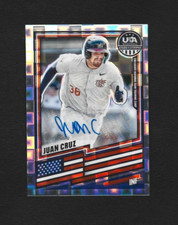 2026 Panini USA Baseball Stars & Stripes Juan Cruz Boxed Set Pandora Auto /225