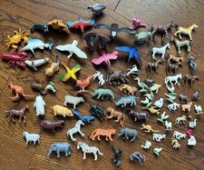 HUGE Vintage Safari Ltd Mixed Plastic Toy Ani...