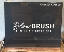 Beachwaver Co. Blow Brush 4-in-1 Blow Dryer Set, Midnight Rose, BNIB, $189 MSRP
