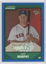 2007 Bowman Chrome Blue Refractor 47/150 David Murphy #209 11pj
