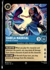 Lorcana Wilds Unknown Isabela Madrigal Perfectly in Control Non Foil 153/204