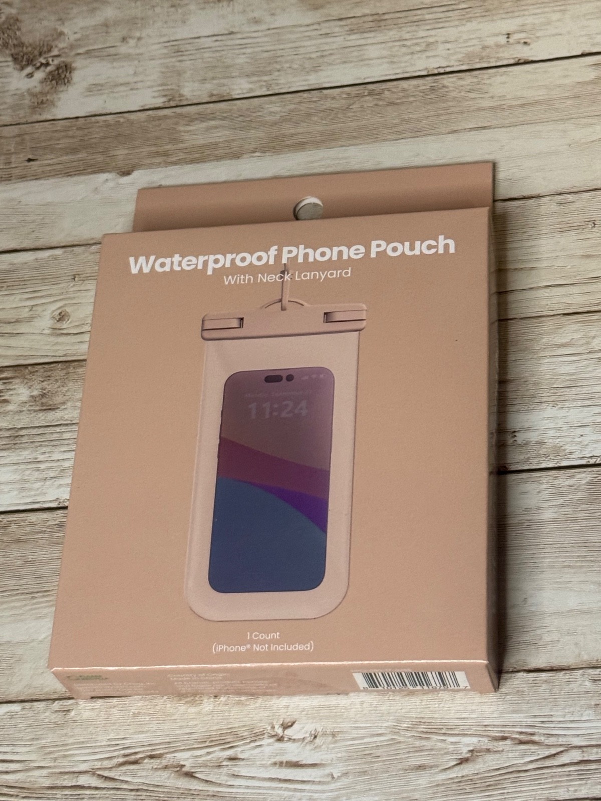 Waterproof Phone Pouch With Neck Lanyard most 7in Phones New