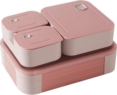 Lunch Box with Compartments - 1100 ml Lunch Box Children - Leak-proof Lunch B...