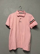 Moncler mens Marglia Polo Manica Corta pink shirt M