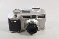 Pentax EI-200 Digital Camera 2MP Zoom Silver AS-IS Parts Repair