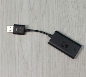 Genuine Logitech G432 USB DAC 3.5mm Audio Adapter Dongle 881-000315 A00092