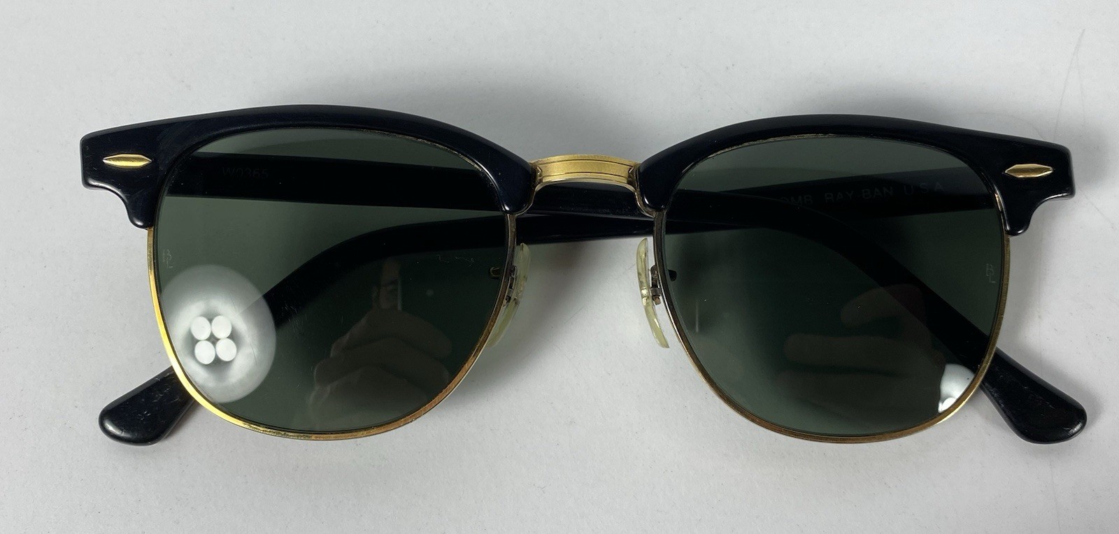 Ray-Ban B&L Bausch & Lomb Vintage Browline Sunglasses USA - W0365