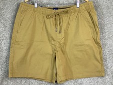  40 New Gap Men's Summer Pull On Shorts Khaki Size XXL
