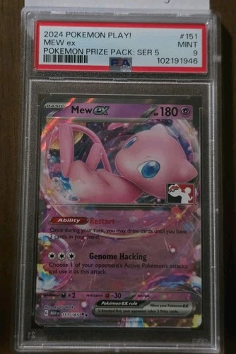 POKEMON PLAY! POKEMON PRIZE PACK #151 MEW EX PSA 9