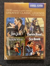 TCM Greatest Classic Films: Legends - Errol Flynn (4FE) *New/Sealed 4DVDs*