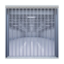 Juexica Plastic Strip Door Curtain Kit 0.08'' Winter Thickness PVC Freezer Do...