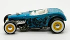 Mattel Hot Wheels DEUCE ROADSTER Blue Diecast Car Malaysia Vintage 1999