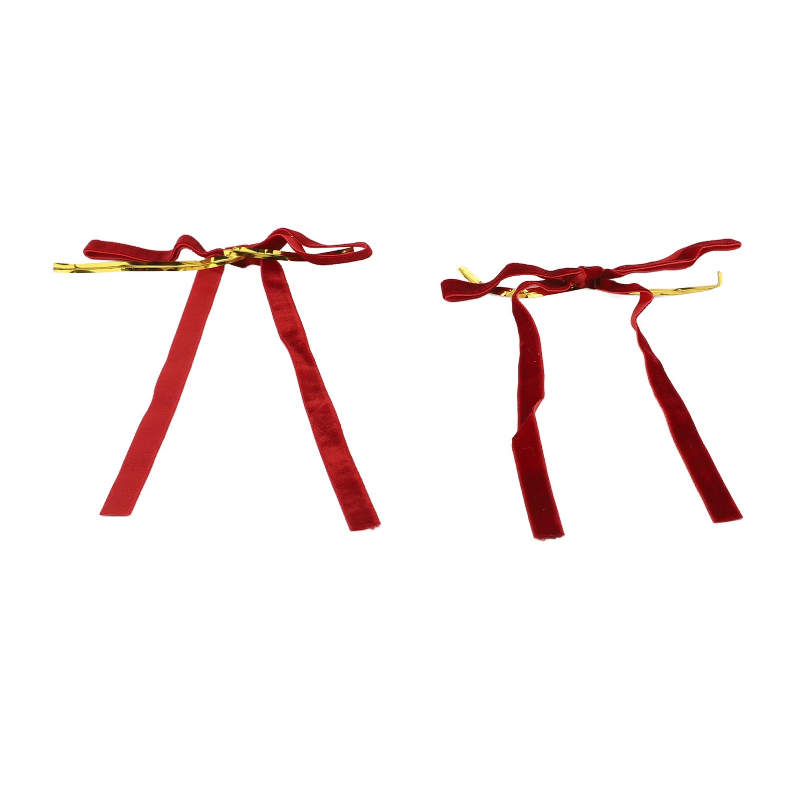 24pcs Velvet Bows Decorative Xmas Wreath Ribbon Bows For Xmas Garland Wedding Ho