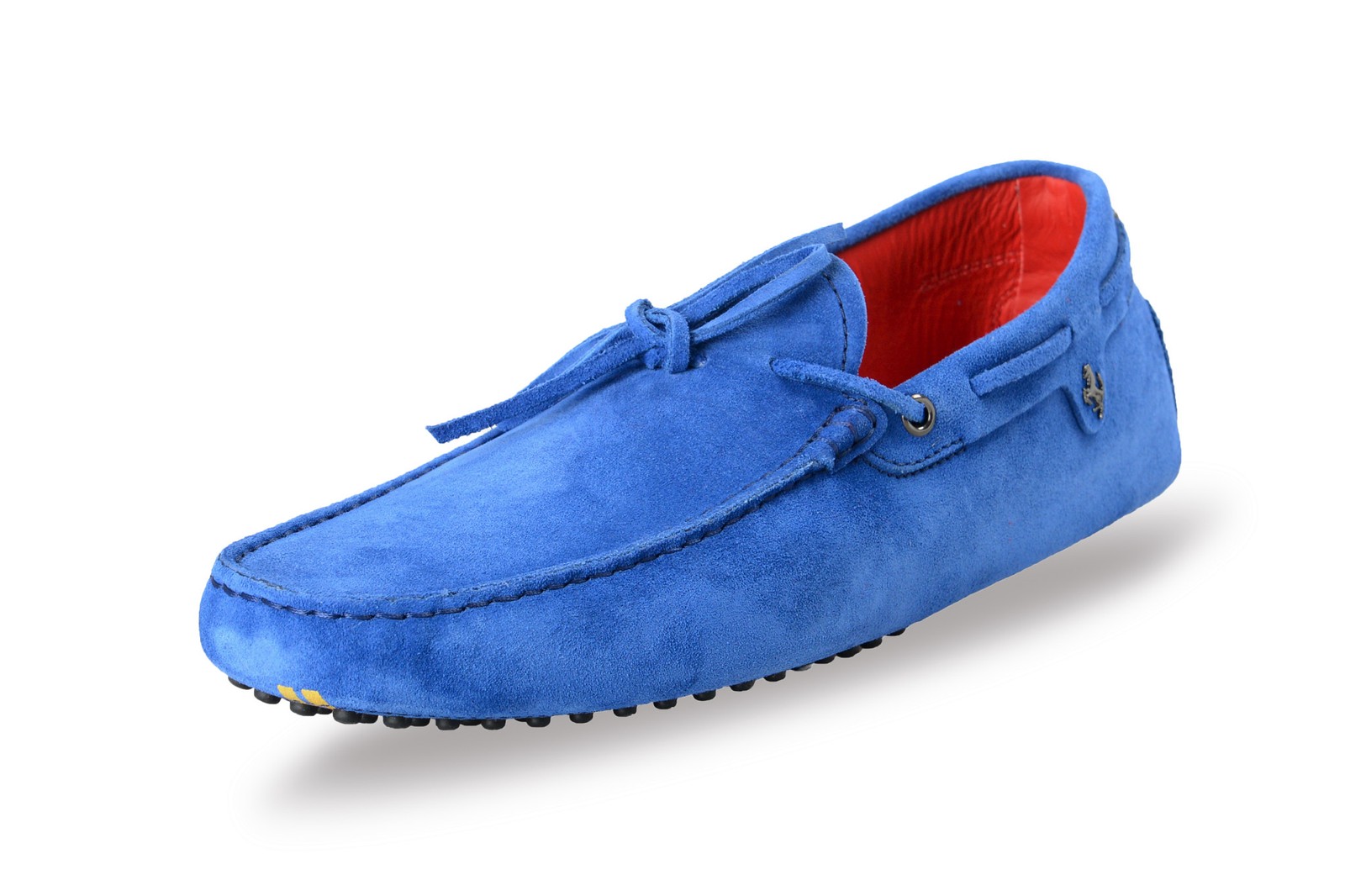 Кроссовки для Scuderia Ferrari Мужские синие замшевые кожаные автомобильные туфли-лоферы 54690₽