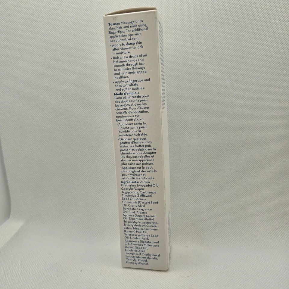 Raro Antiguo Stock BeautiControl Tierra Azul Infusión Exótica Aceite de Belleza 3.3floz Nuevo Foto 3 de 4