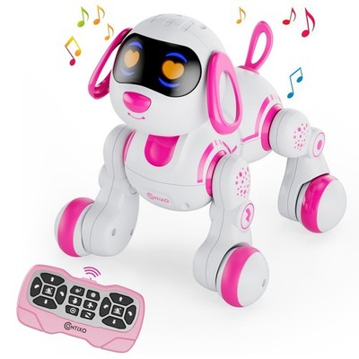Contixo R3 Robot Dog Toy for Kids - Interactive Remote Control Smart Dancing ...