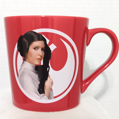 Princess Leia Star Wars Red Coffee Mug Don't Mess with a Princess 