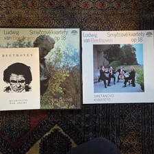 Beethoven i 6 quartetti per archi op 18 Supraphon box 3 dischi Quartetto Smetana