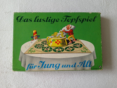 Vintage Gesellschaftsspiel Bretspiel Das lustige Topfspiel Nr.4 A, J.F.S.M.