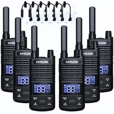 T1 Two Way Radio, FRS Walkie Talkies with Earpiece, Long Range Walkie Talkies...