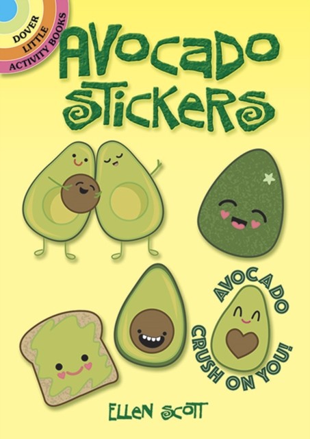 Avocado Stickers by Ellen Scott (Paperback Book)