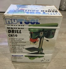 Nutool CH10 Garage / Workshop Bench Top Pillar Drill 5-Speed 240V - New