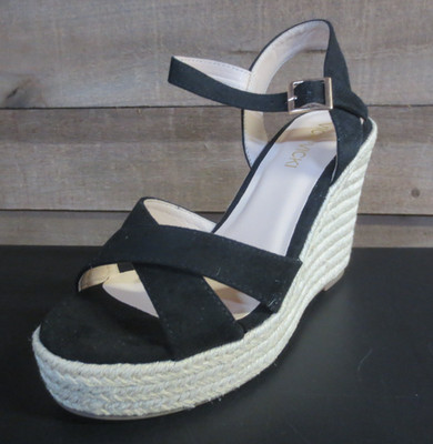 VICKI·VICKI Women's Platform Sandals - BLACK - US 6