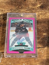 2019-20 O-Pee-Chee Platinum Rookie Autos Matte Pink /99 Alexandre Texier Auto RC
