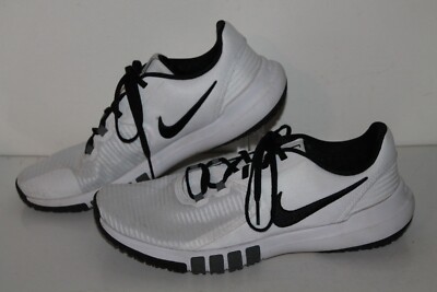 Nike Flex Control Running Shoes, #CD01917-100, White/Black, Mens