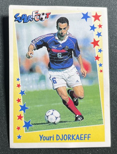 Carte Panini Youri Djorkaeff PSG 1996 - N°038 - Football - Vintage