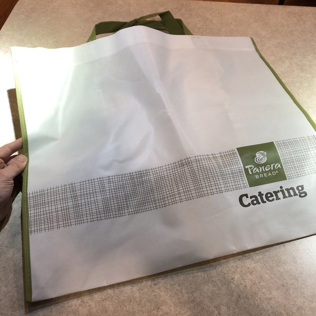 Panera Bread Catering Tote Bag 21 X 12 X 18 Large Capacity Reusable