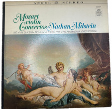 NATHAN MILSTEIN Violin -MOZART Concertos 4 & 5 - ANGEL ST LP.🔔