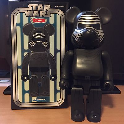 Medicom 400% Bearbrick ~ 2016 Exhibition Be@rbrick Star Wars Kylo 