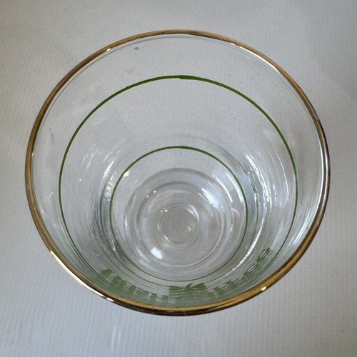 Irish Coffee Glasses Shamrock Gold Trim Hotel Quality Set of 4 Liqueur Bar Glass - Picture 9 of 12