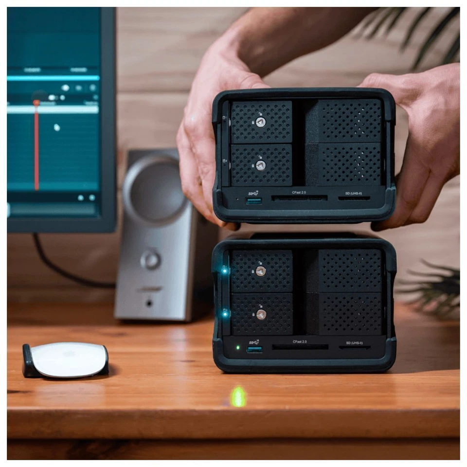 Glyph Blackbox Pro Raid 16TB USB C 3.1 Black Desktop Drive with 7200 RPM - Image 3 of 4