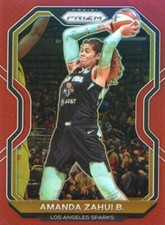 2021 Panini WNBA Prizm AMANDA ZAHUI B #46 RED PRIZM #44/299 SPARKS