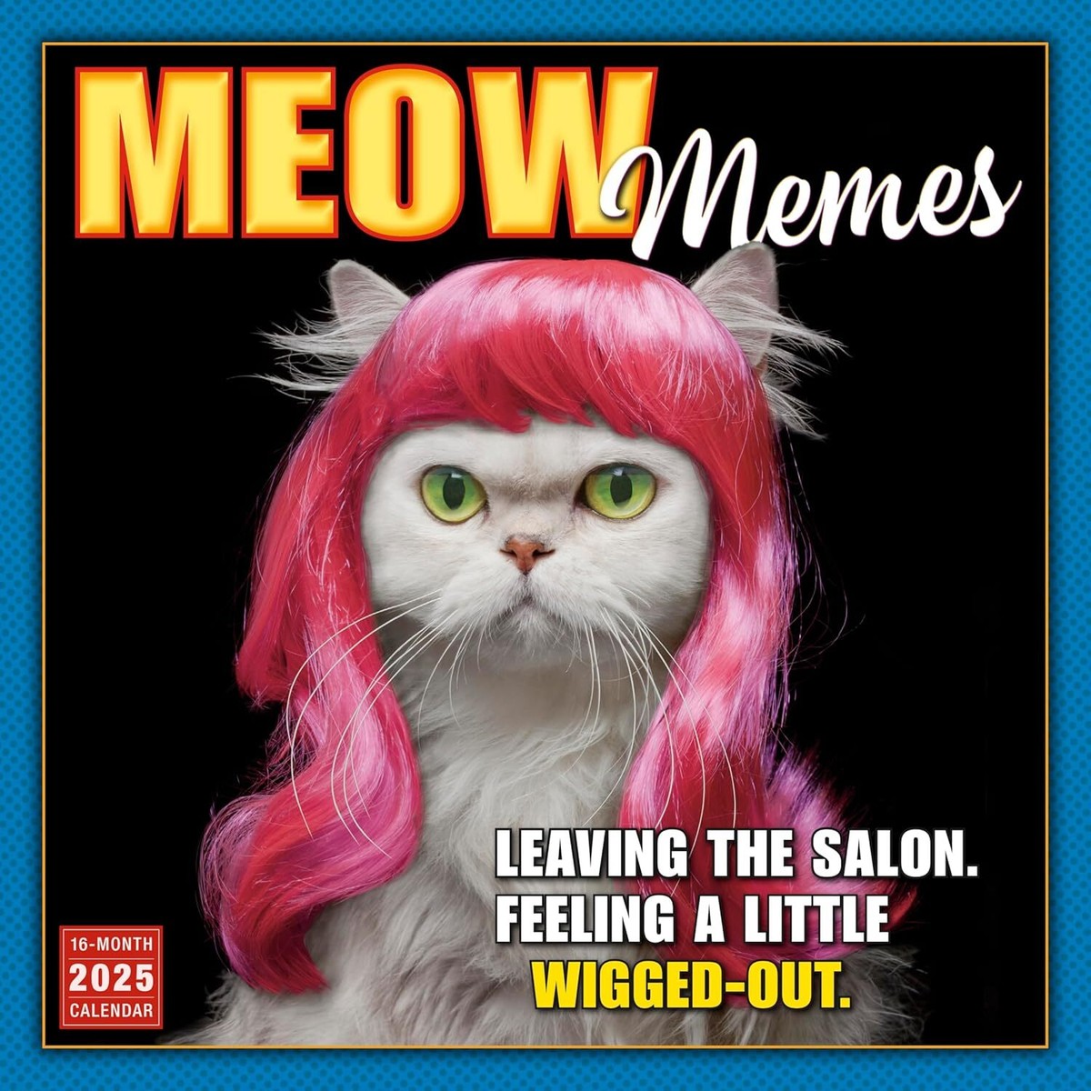 Blank Meme Toupee Meme Funny Dog Wig, Cat Role Play Wig, Halloween