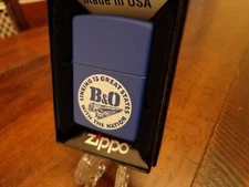 B&O RAILROAD ZIPPO LIGHTER MINT IN BOX